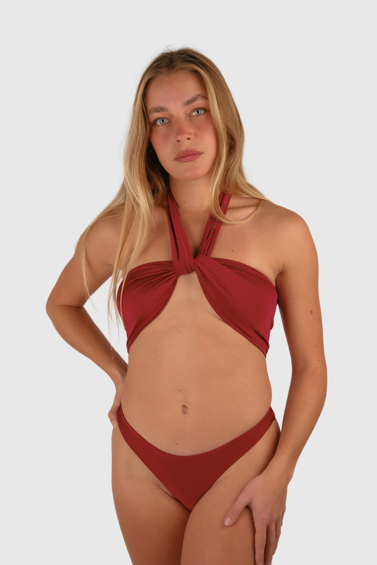 Haut de Bikini Nusa – Rouge Grenat