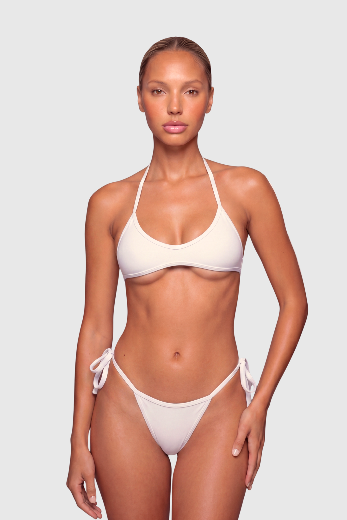 Haut de Bikini Aura – Blanc pur