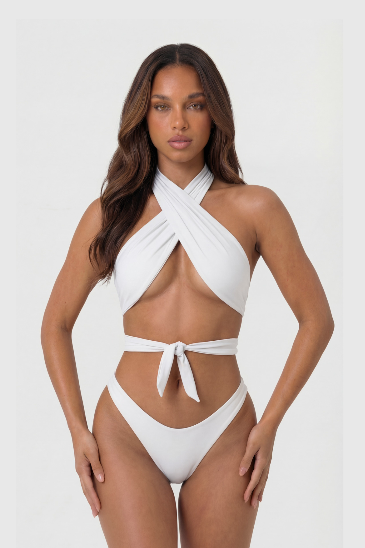 Nusa Bikini Top – Pure White