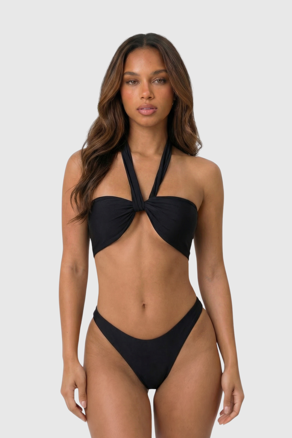 Nusa Bikini Top – Intense Black