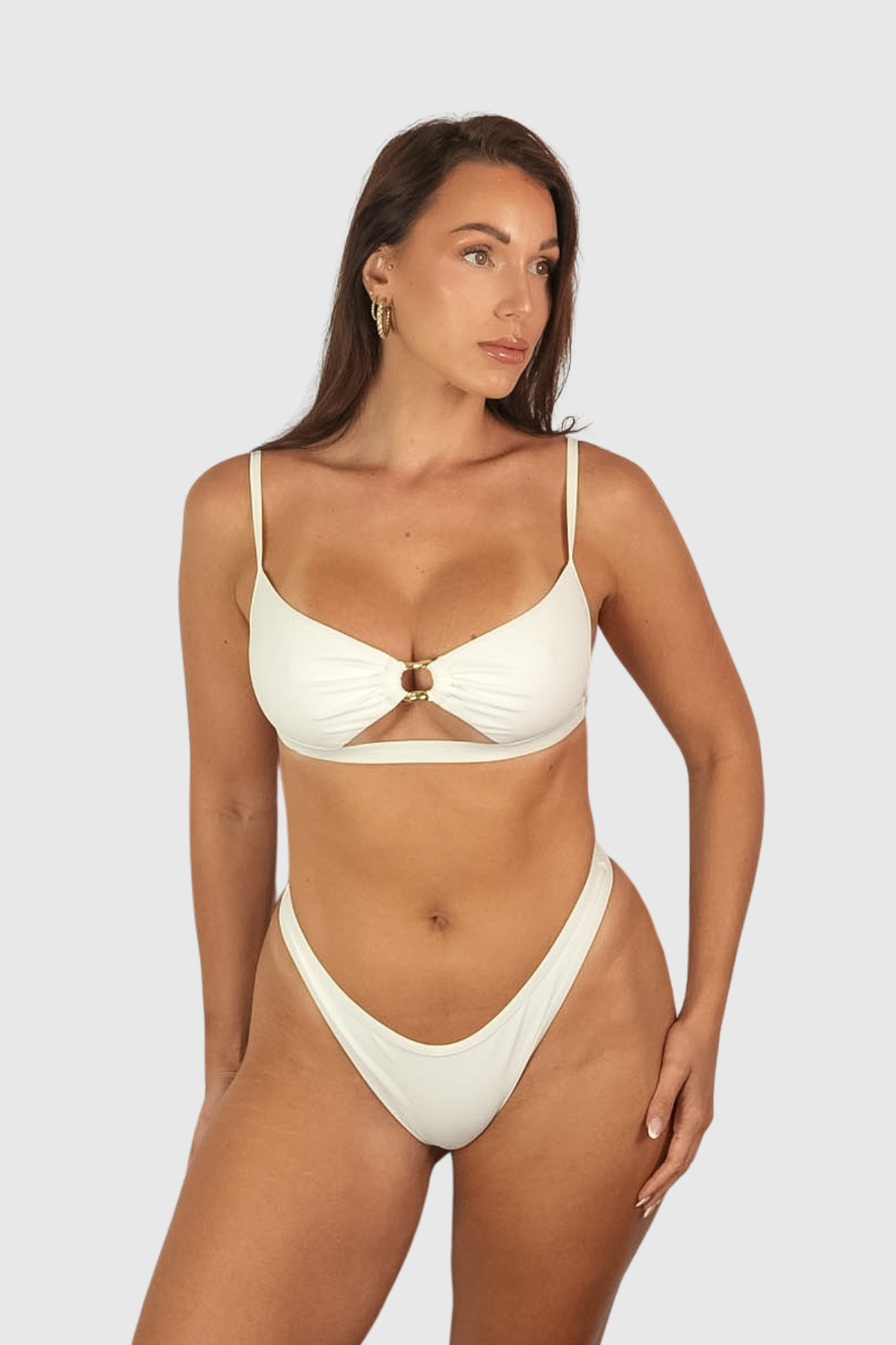 Haut de Bikini Calypso – Blanc pur