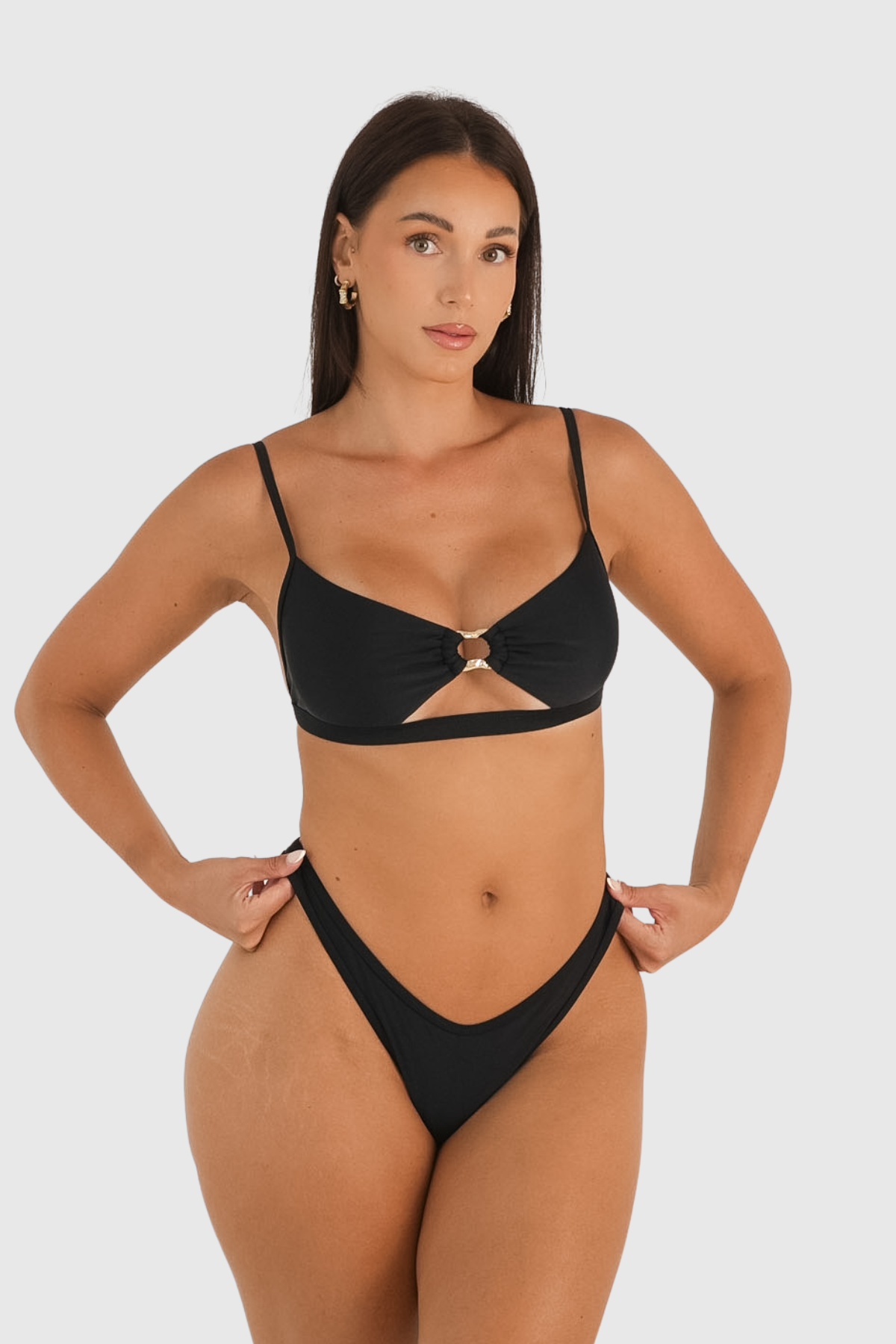 Haut de Bikini Calypso – Noir Intense