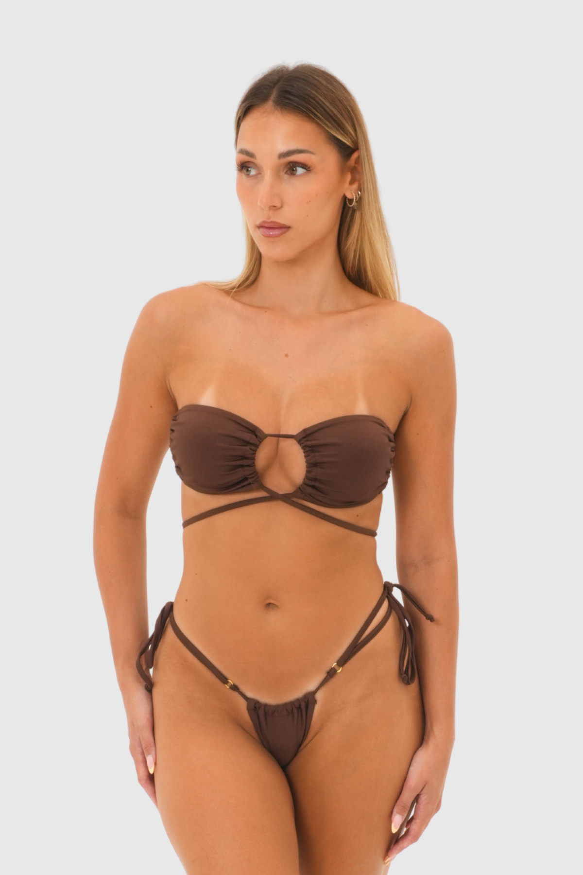 Haut de Bikini Ayuna – Brun choco