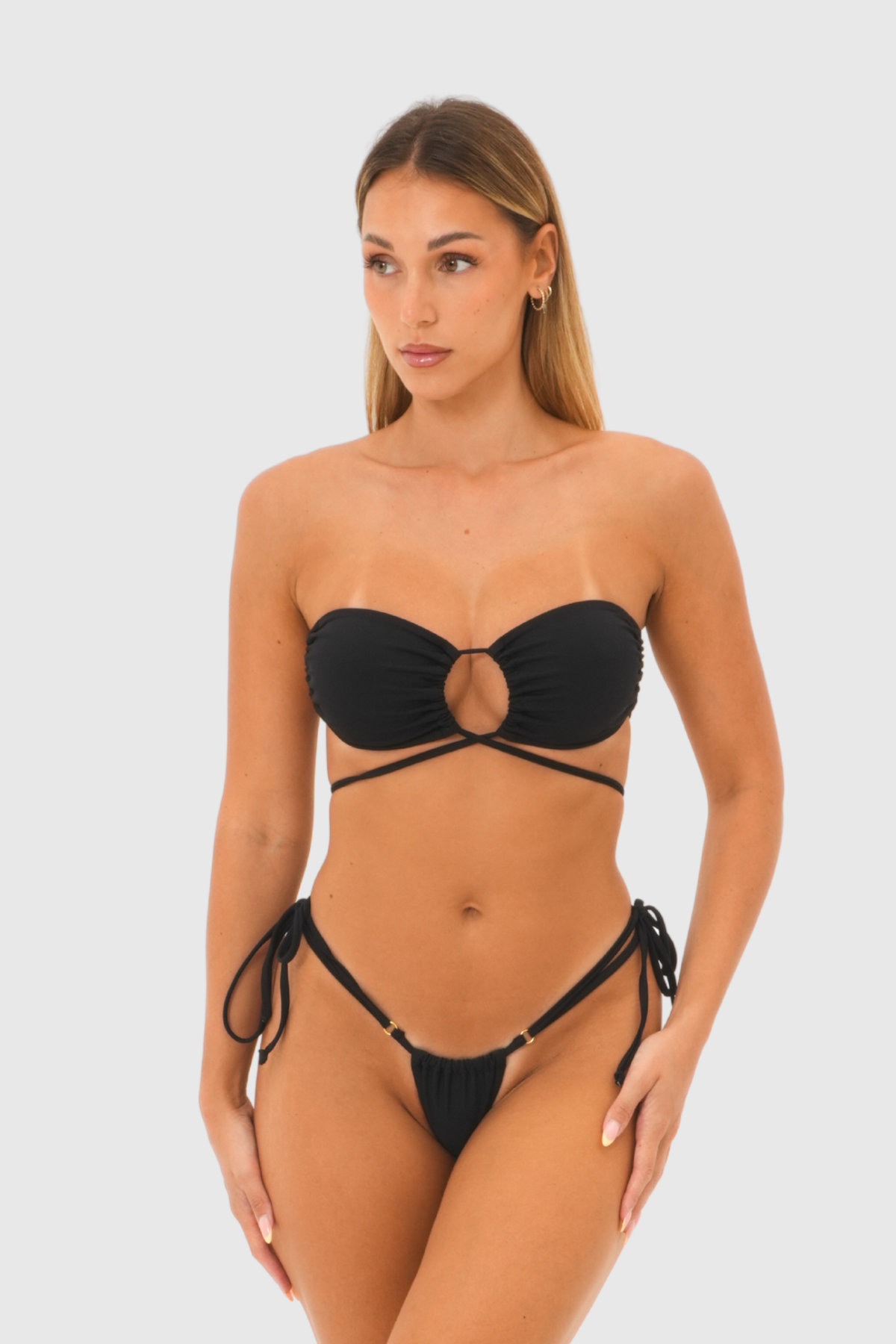 Bas de Bikini Ayuna – Noir intense