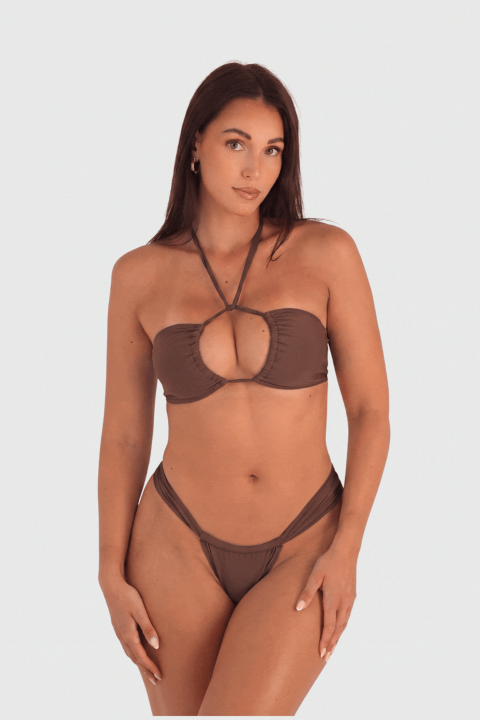 Haut de Bikini Java – Brun choco