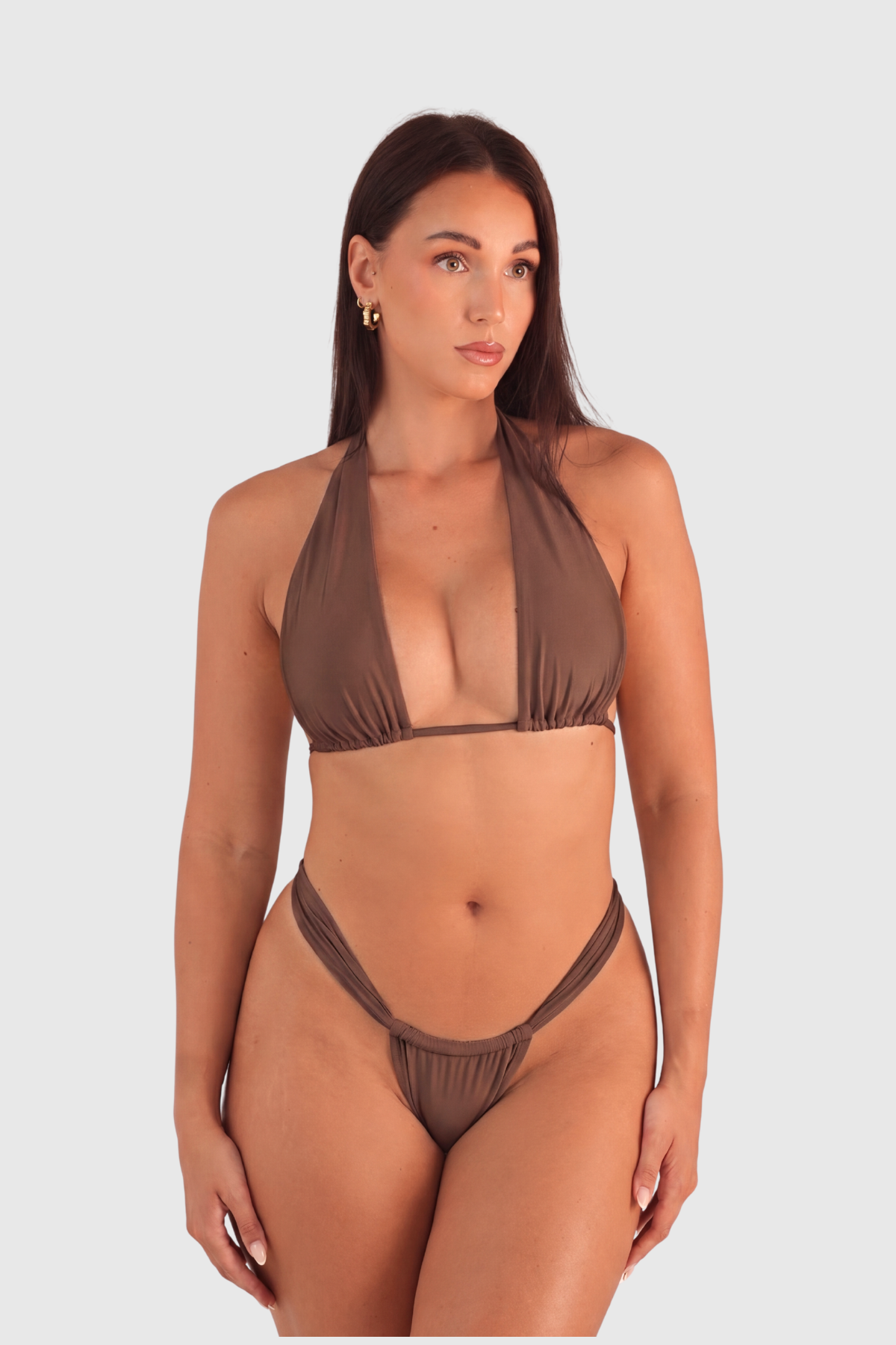 Haut de Bikini Java – Brun choco