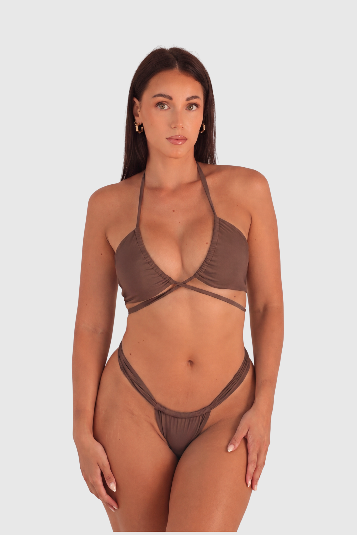 Java Bikini Top – Chocolate brown