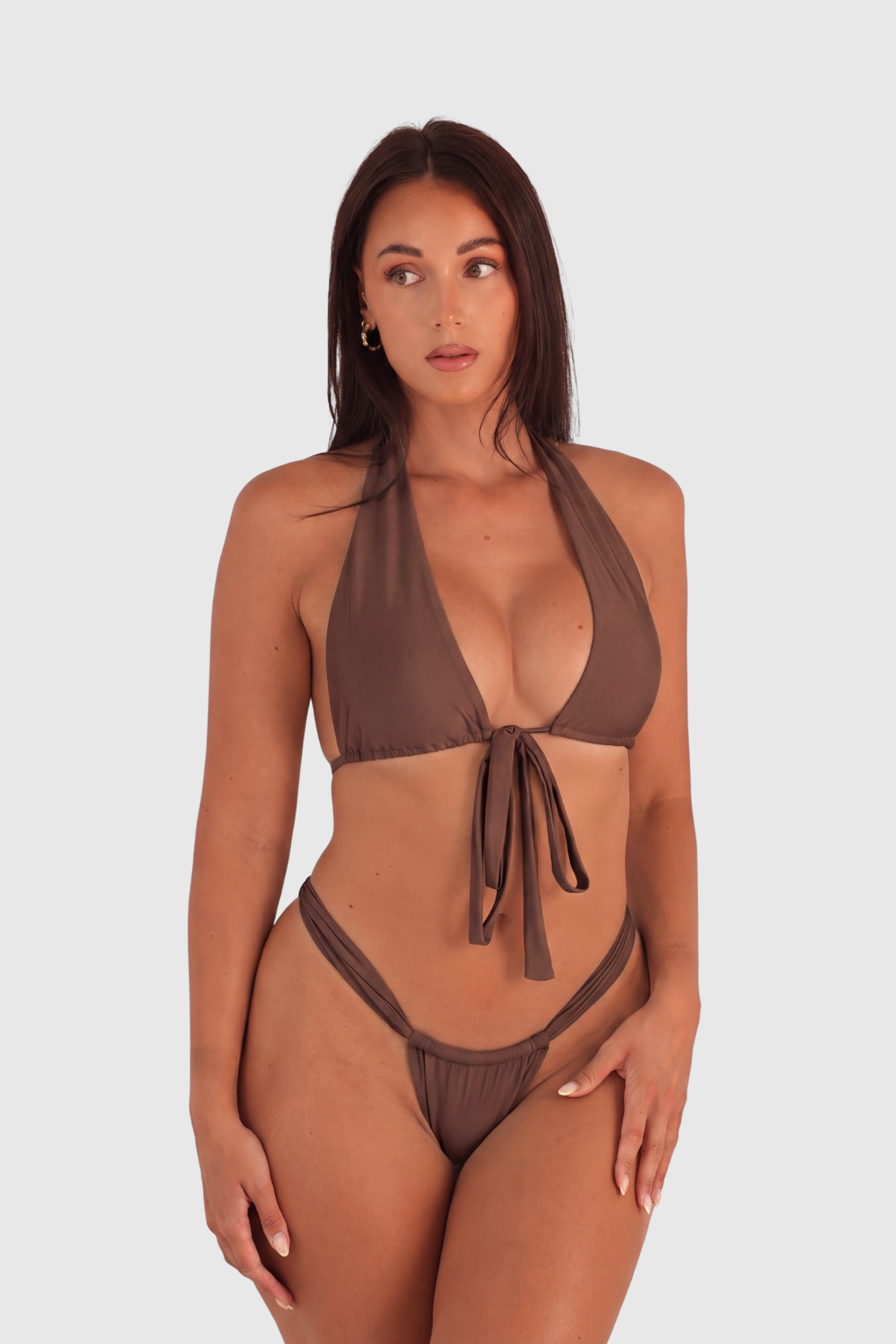 Java Bikini Top – Chocolate brown