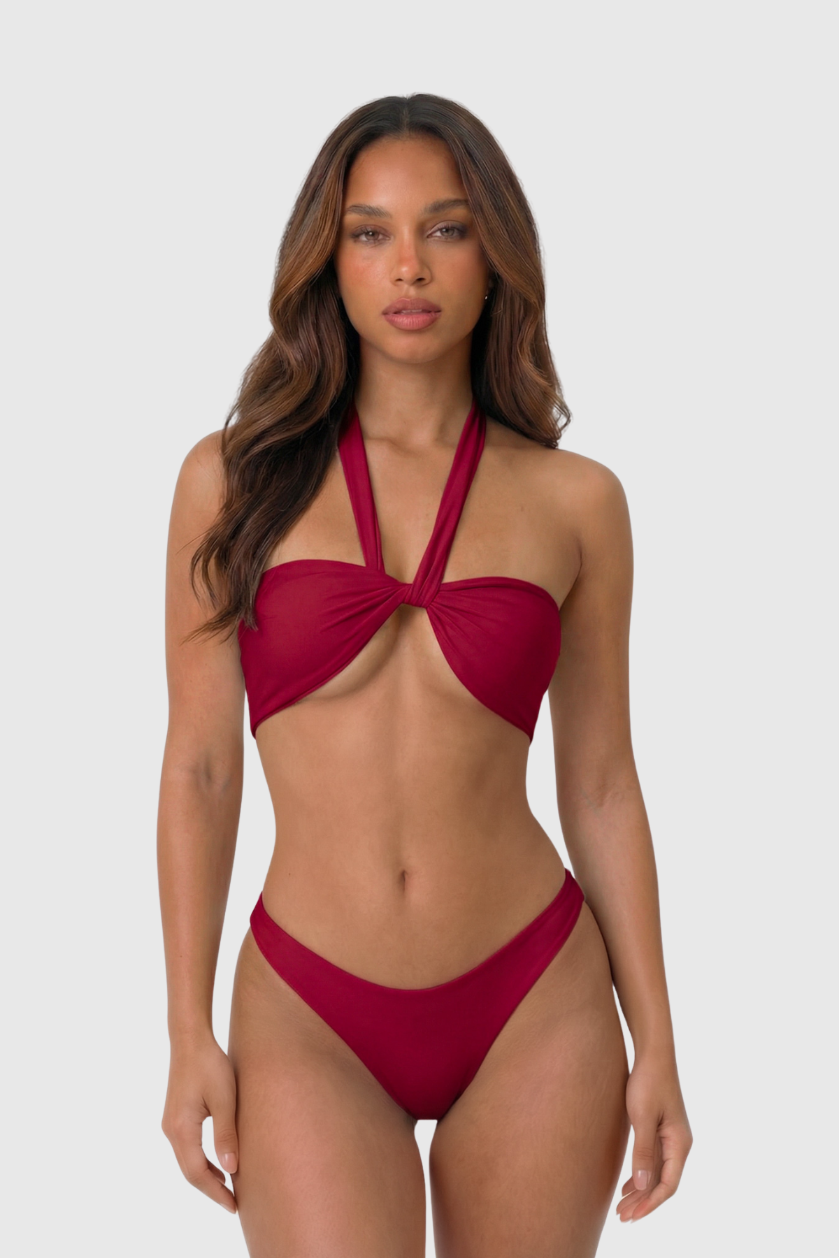 Nusa Bikini Bottom – Garnet Red