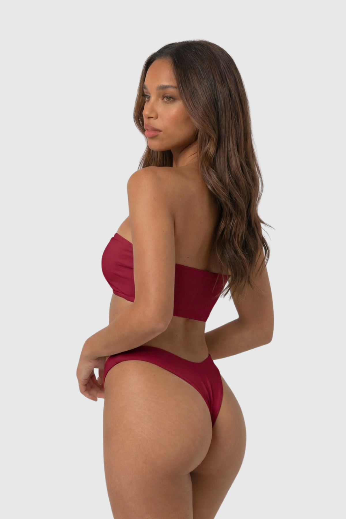 Nusa Bikini Bottom – Garnet Red