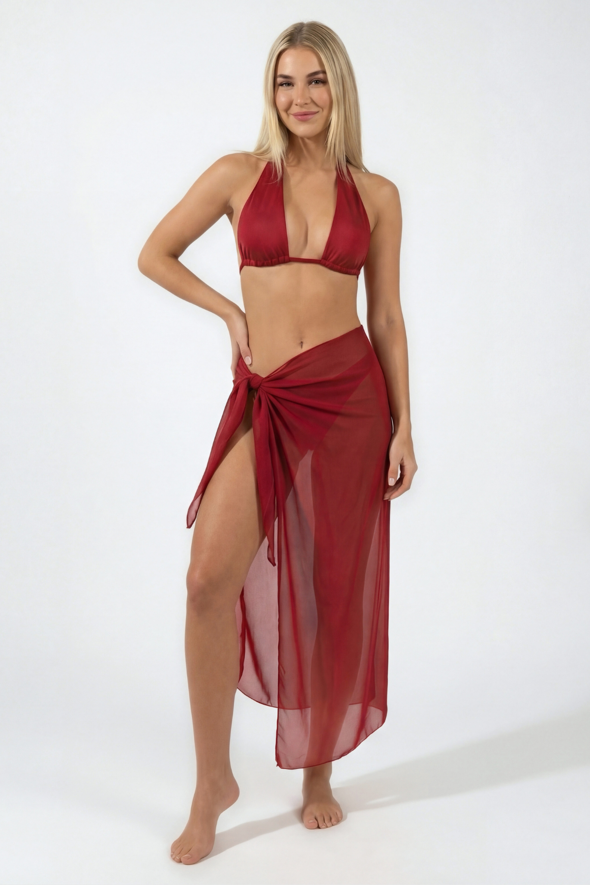 Sarong – Rouge Grenat